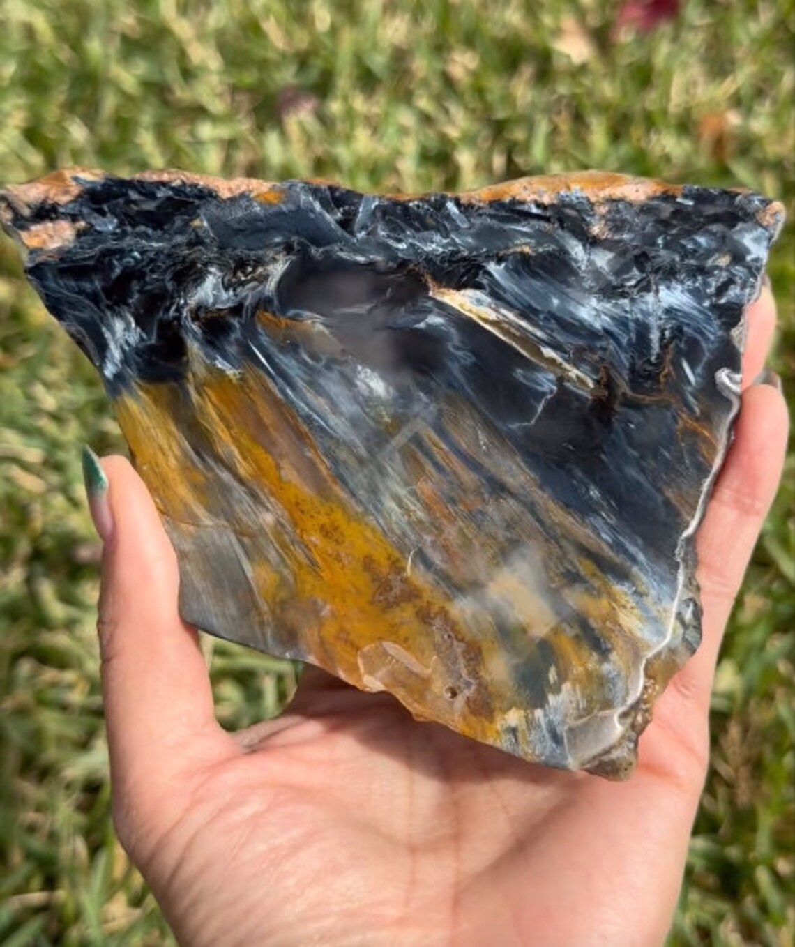 High quality Namibia Pietersite Blue Gold