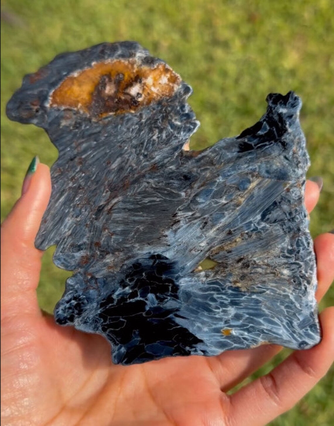 High quality Namibia Pietersite Blue Gold