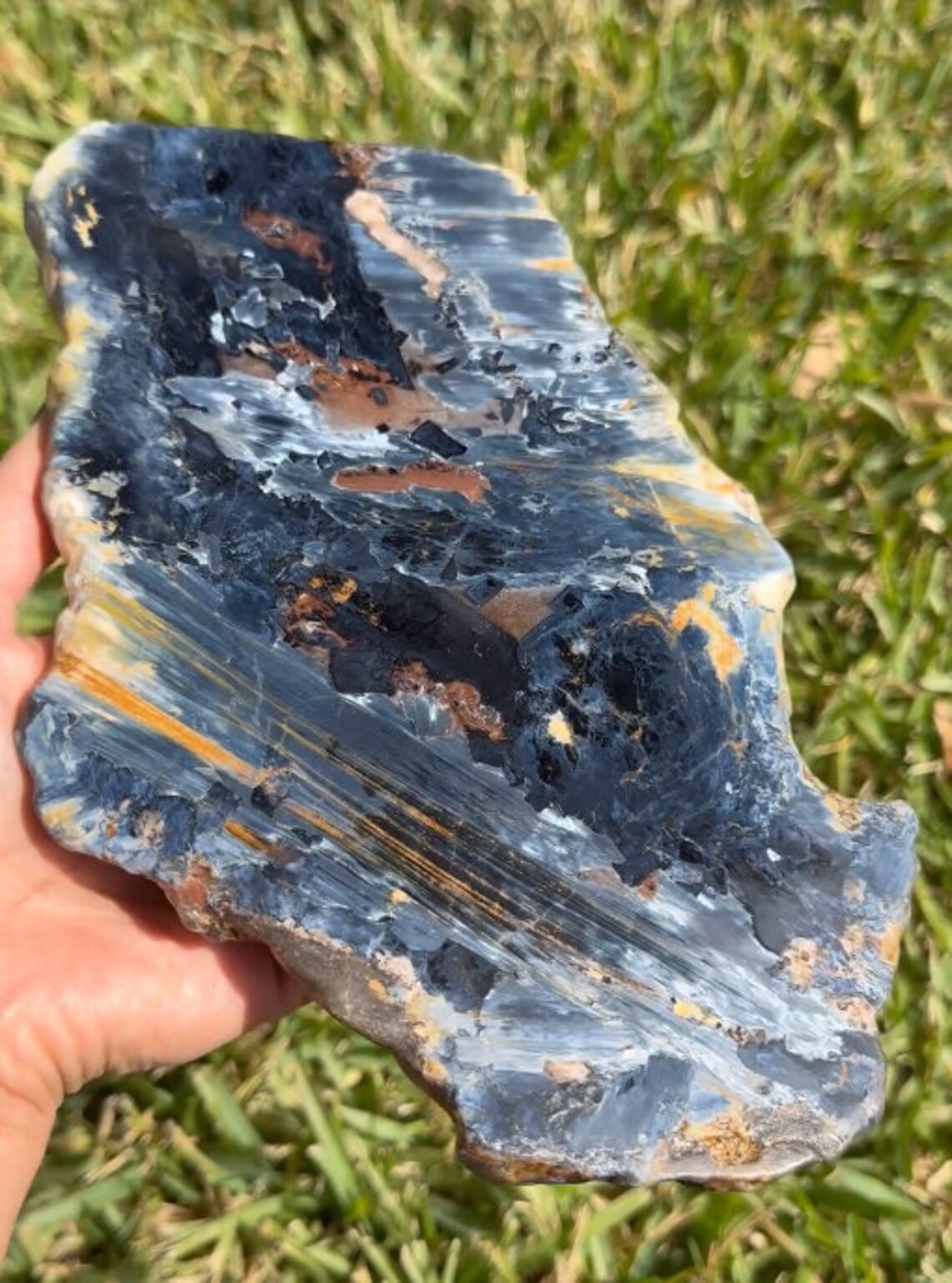 High quality Namibia Pietersite Blue Gold