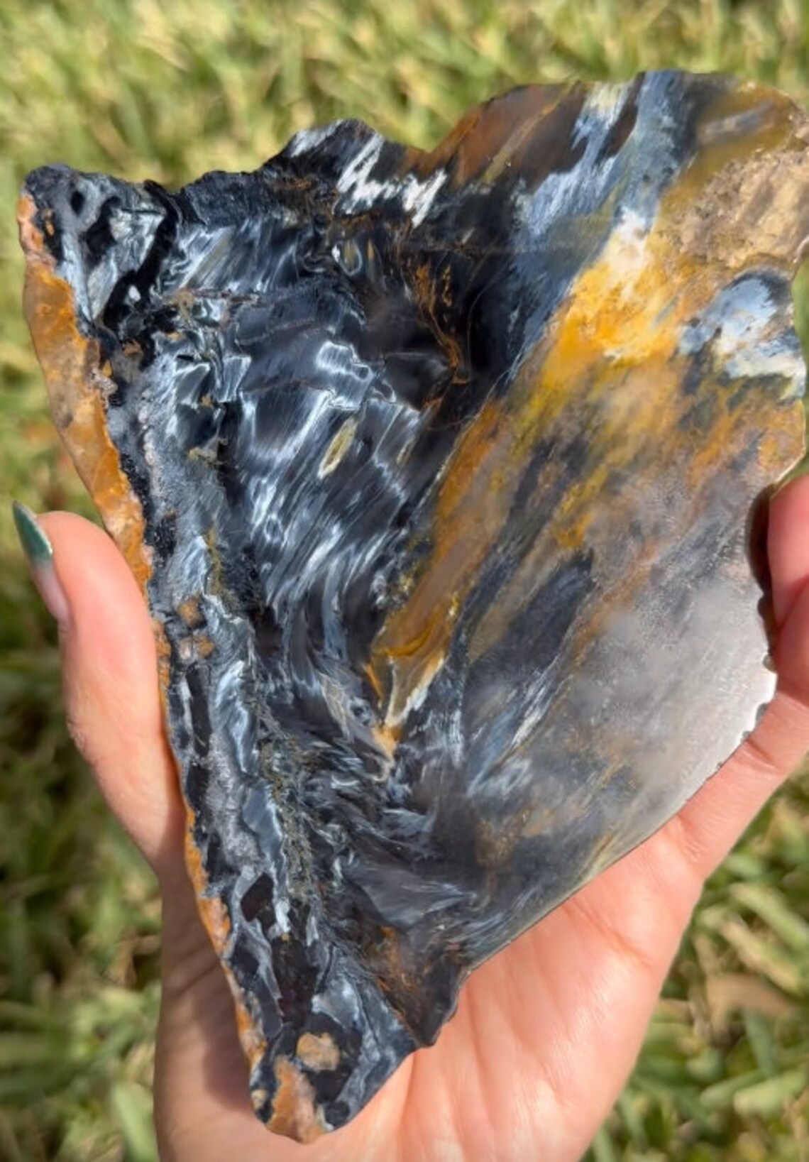 High quality Namibia Pietersite Blue Gold