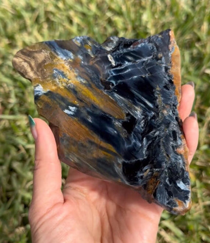 High quality Namibia Pietersite Blue Gold