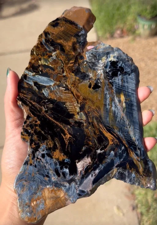 High quality Namibia Pietersite Blue Gold