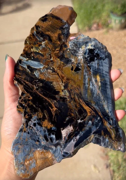 High quality Namibia Pietersite Blue Gold