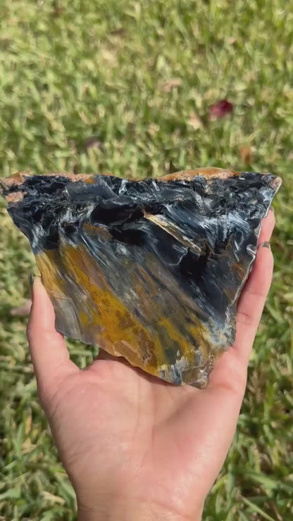 High quality Namibia Pietersite Blue Gold