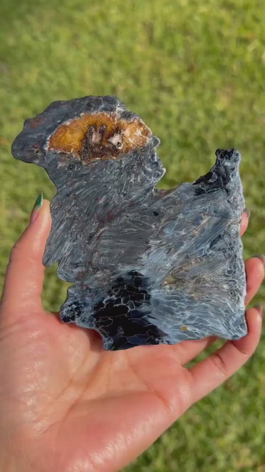 High quality Namibia Pietersite Blue Gold